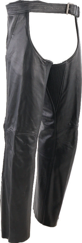 Kuryakyn Leather By River Road Plains Leather Chaps Black - Large 094420 094420 User 1