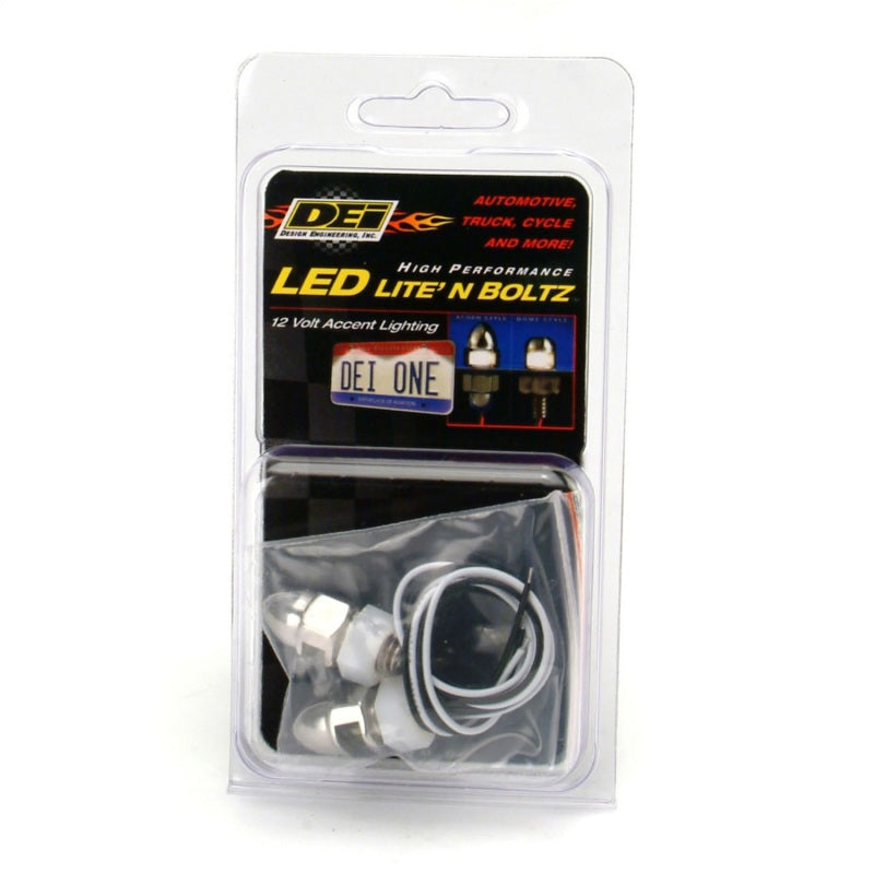 DEI LED LiteN Boltz LED LiteN Boltz License Plate Lighting - Acorn Head - 2pc - Polished 30311 30311 Photo - Unmounted