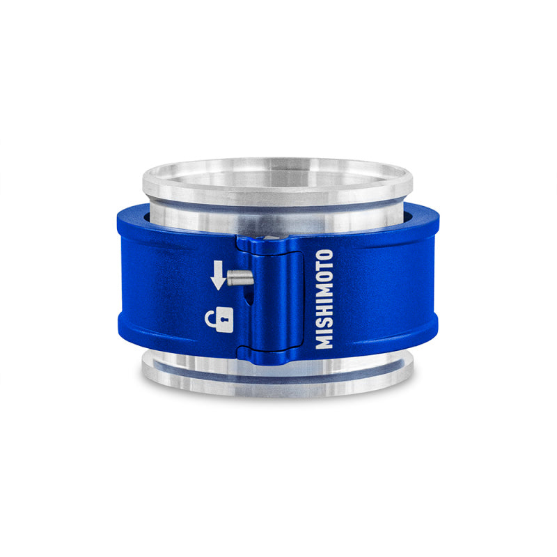 Mishimoto 2.5in Quick Release Clamp Assembly - Blue MMCLAMP-QD-25BL MMCLAMP-QD-25BL Photo - Primary