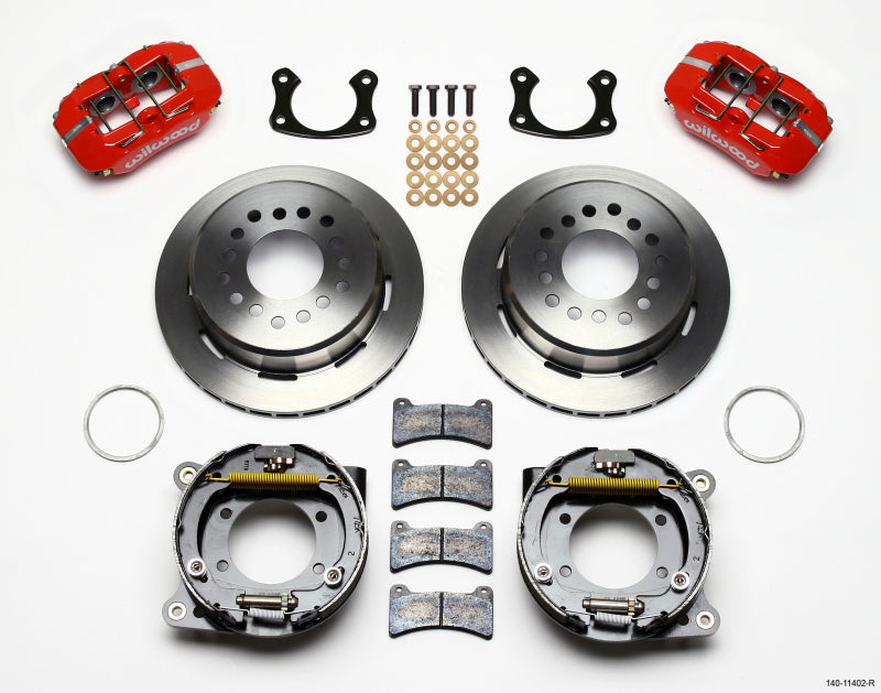 Wilwood FDP-LP 11.00" P-Brake Kit - Red, New Big Ford 2.36" Offset 140-11402-R Photo - Primary