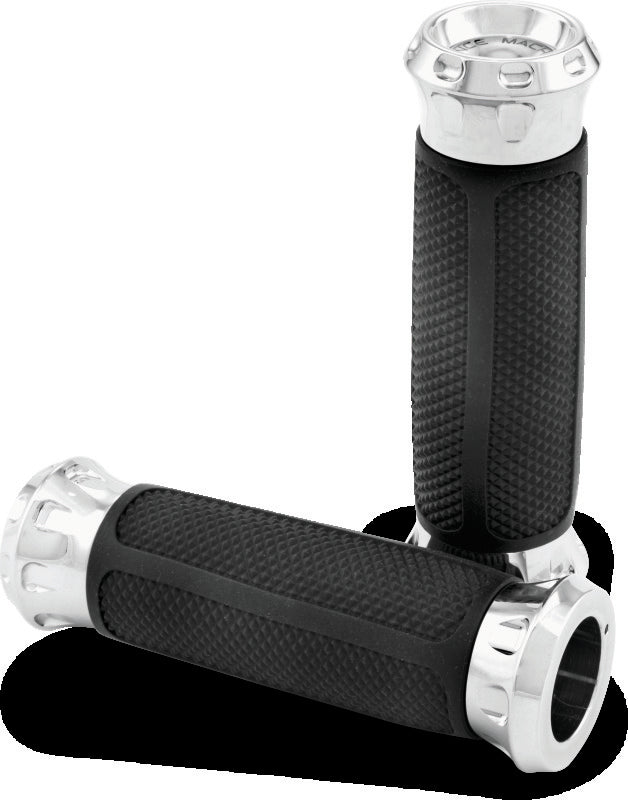 Performance Machine Handle Grip Set Overdrive - Chrome 0063-2082-CH 0063-2082-CH User 3