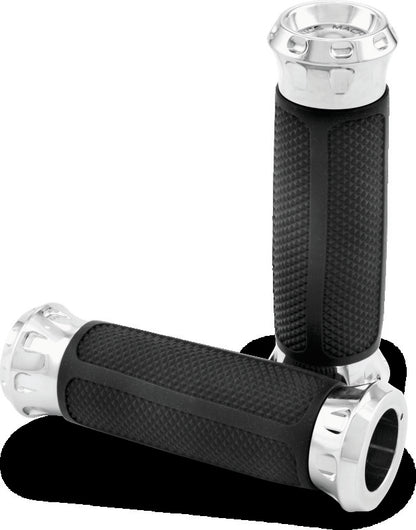Performance Machine Handle Grip Set Overdrive - Chrome 0063-2082-CH 0063-2082-CH User 3