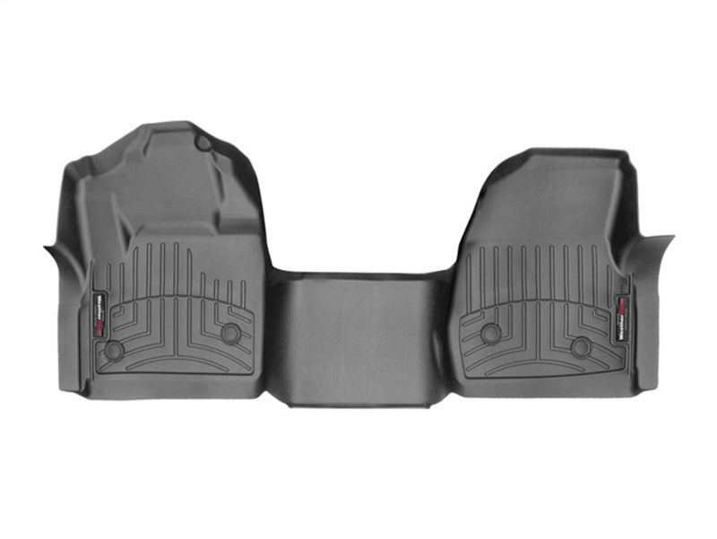 WeatherTech 2015+ Ford F-250 / F-350 / F-450 / F-550 Vinyl Front FloorLiner -Black 4410281V Photo - Primary