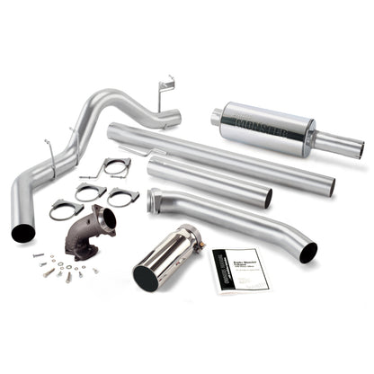 Banks Power 98-02 Dodge 5.9L Std Cab Monster Exh w/ Power Elbow - SS Single Exh 48637 Photo - Primary
