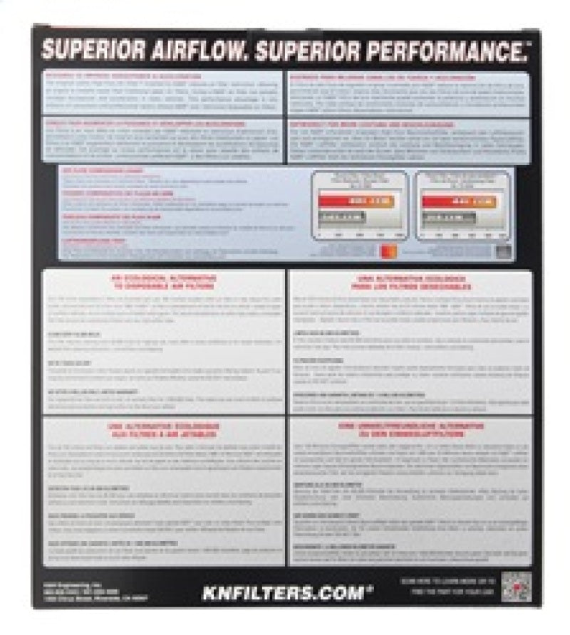 K&N Engineering Air Filter 10-15 Camaro 3.6L/6.2L KNE33-2434 33-2434 Photo - in package