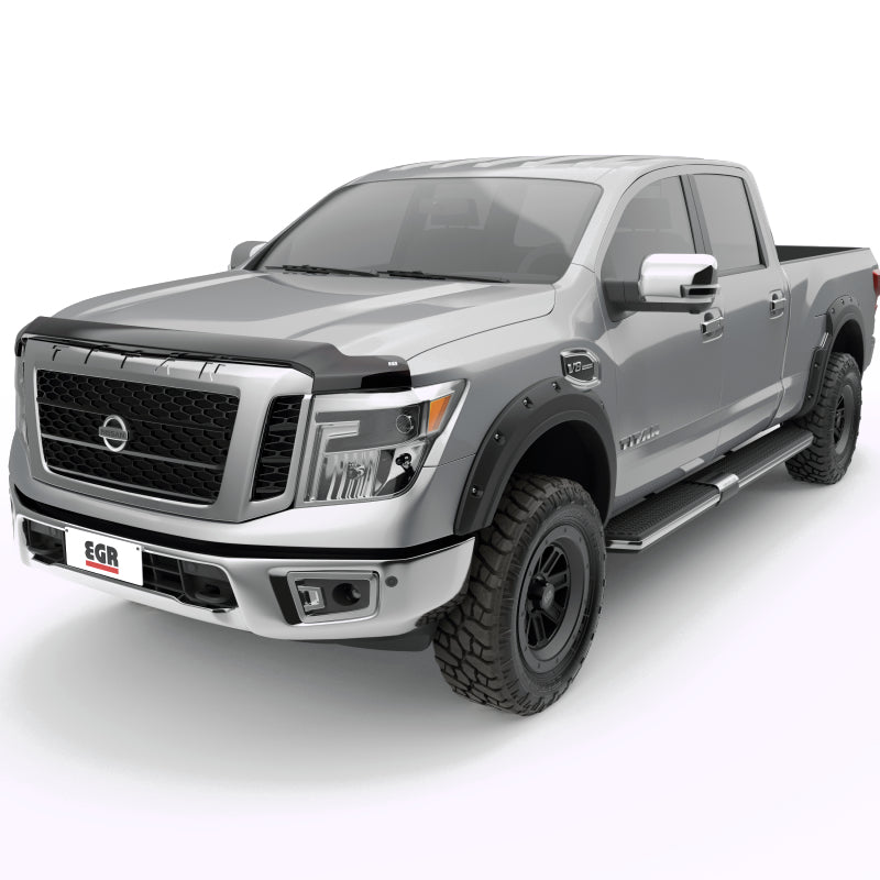 EGR 16+ Nissan Titan XD Superguard Hood Shield - Matte 305905 305905 Photo - Close Up