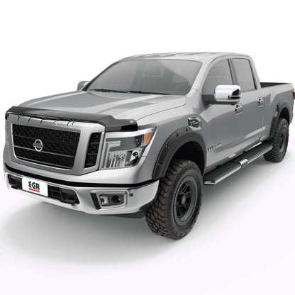 EGR 16+ Nissan Titan XD Superguard Hood Shield - Matte 305905 305905 Photo - Close Up