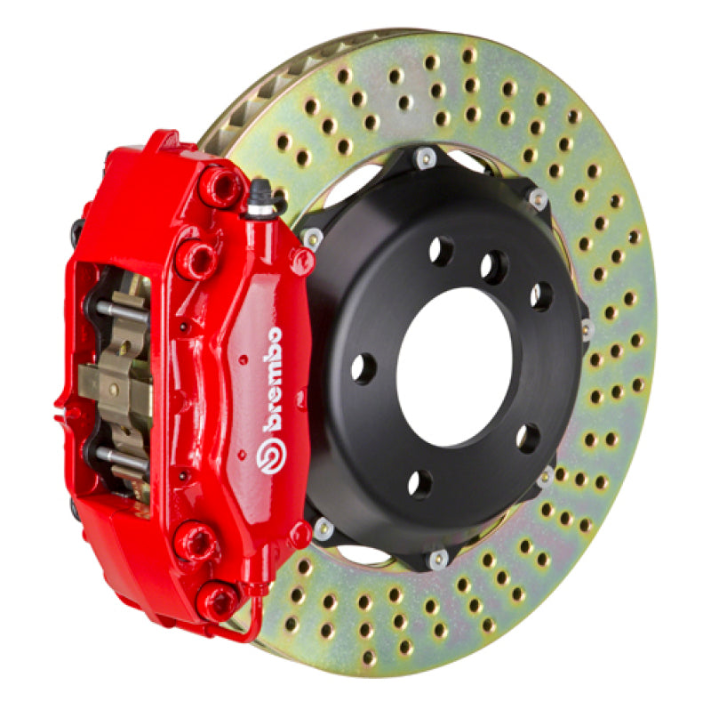 Brembo GT Brake Kit Cooper Mini Cooper S Hatchback Front 02-06 Drilled Red 1C1.6001A2 Photo - Primary