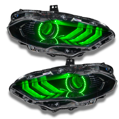 ORACLE Lighting Oracle 18-21 Ford Mustang Dynamic DRL Upgrade w/ Halo Kit & Sequential Turn Signal - ColorSHIFT 1446-332 1446-332 User 6
