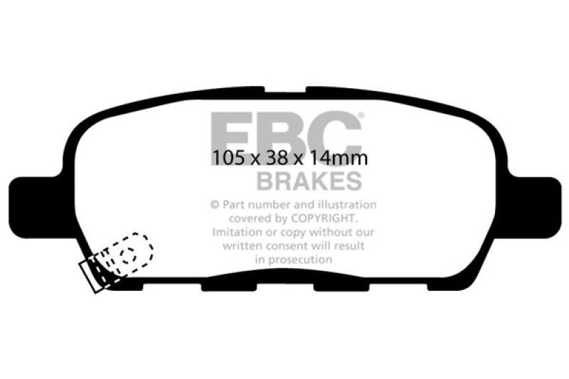 EBC Disc Brake Pad Set DP61666 Photo - Primary