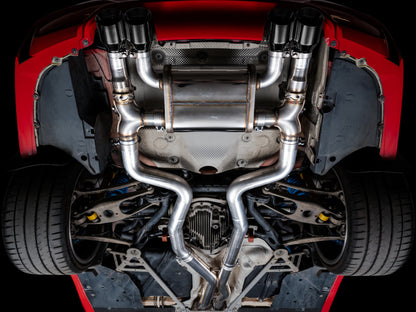 AWE Tuning BMW F8X M3/M4 SwitchPath Catback Exhaust - Diamond Black Tips 3025-43074 3025-43074 Photo - Mounted