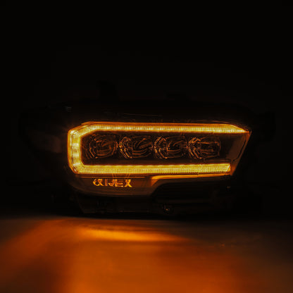 AlphaRex 16-20 Toyota Tacoma NOVA LED Projector Headlight Plank Style Alpha Black w/Activation Light 880705 880705 User 2