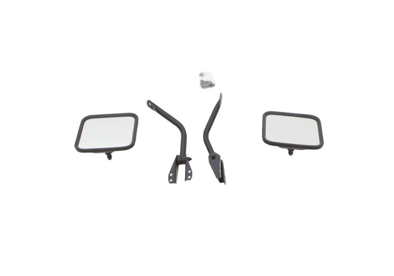 Rampage 1955-1983 Jeep CJ5 Side Mirrors - Black 7617 7617 Photo - Primary