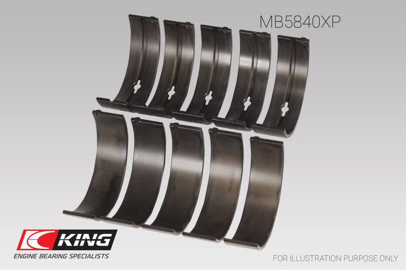 King Engine Bearings King Chrysler 300 Srt8 (Size 0.26) pMaxBlack Coated Main Bearing Set MB5840XP.026 MB5840XP.026 User 1