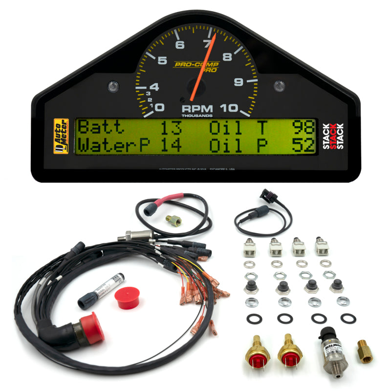 AutoMeter Pro-Comp Race Dash 0-4-10K RPM 7.5x4.0x1.5 ATM6014 6014 User 1