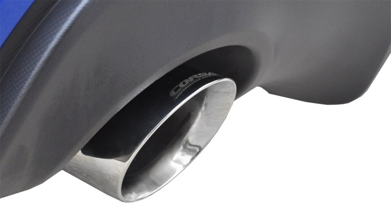Corsa Performance 12-14 Scion FRS / Subaru BRZ Polished Sport Cat-Back Exhaust 14864 Photo - Mounted