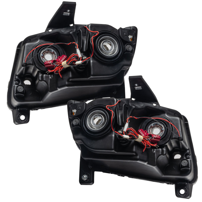 ORACLE Lighting Oracle 11-13 Jeep Grand Cherokee Pre-Assembled Halo Headlights (Non HID) Chrome - UV/Purple 7070-007 7070-007 Photo - Mounted