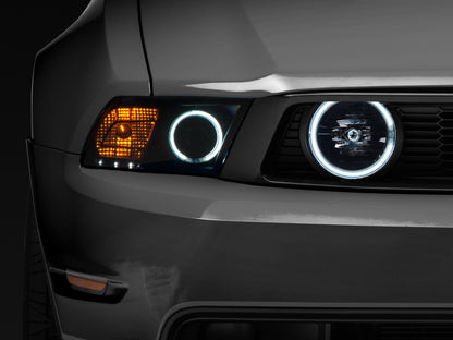 Raxiom 05-12 Ford Mustang GT LED Halo Fog Lights (Smoked) 49134 49134 Photo - Close Up