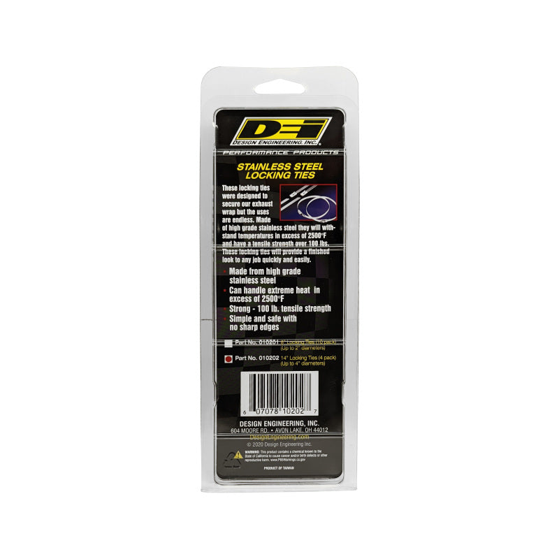 DEI Stainless Steel Locking Tie 14in - 5 per pack 10202 10202 Photo - Unmounted