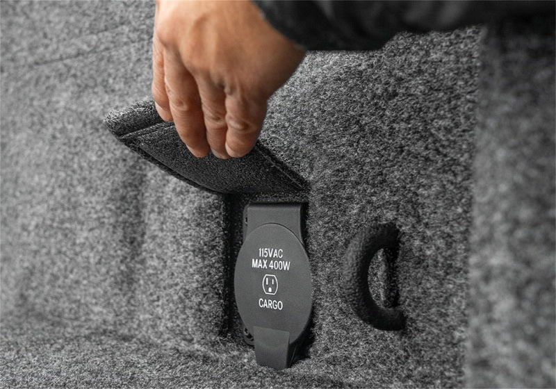 BedRug 2020+ Jeep Gladiator JT 5 Foot Full Bed Liner (Use w/Spray-In & Non-Lined Bed) BRJ20SBK BRJ20SBK Photo - Mounted
