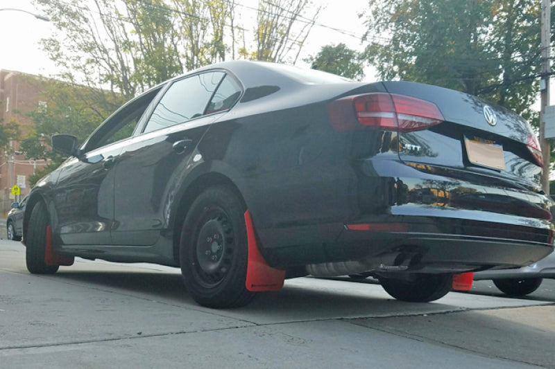 Rally Armor 2015+ VW Jetta UR Red Mud Flap w/ White Logo MF42-UR-RD/WH User 1