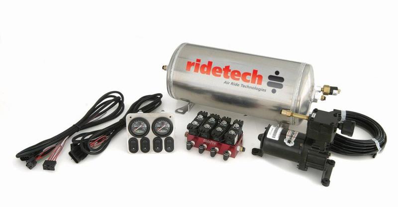 Ridetech 3 Gallon 4-Way Analog Air Ride Compressor Leveling System 30154000 30154000 Photo - Primary