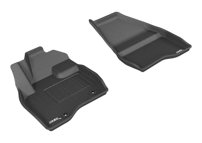 3D MAXpider 2015-2016 Ford Explorer Kagu 1st Row Floormat - Black L1FR09111509 L1FR09111509 Photo - Primary