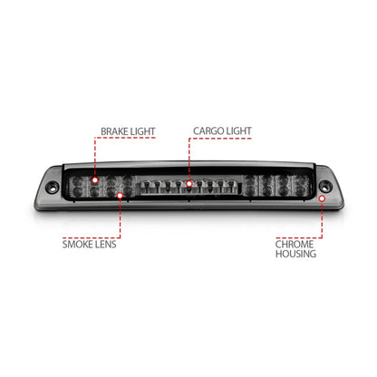 Anzo 1994-2001 Dodge Ram 1500 LED 3rd Brake Light Smoke 531046 Photo - Unmounted