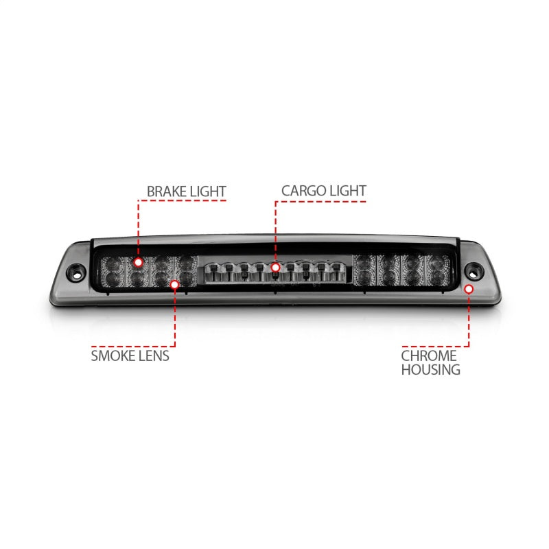 Anzo 1994-2001 Dodge Ram 1500 LED 3rd Brake Light Smoke 531046 Photo - Unmounted