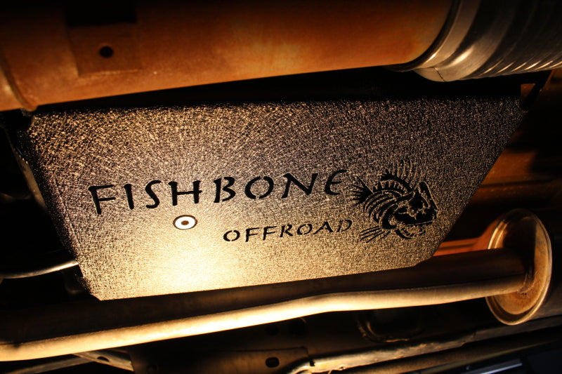 Fishbone Offroad 12-17 Jeep Wrangler JK Steel EVAP Canister Skid Plates - Black Textured Powdercoat FB23064 FB23064 Photo - lifestyle view