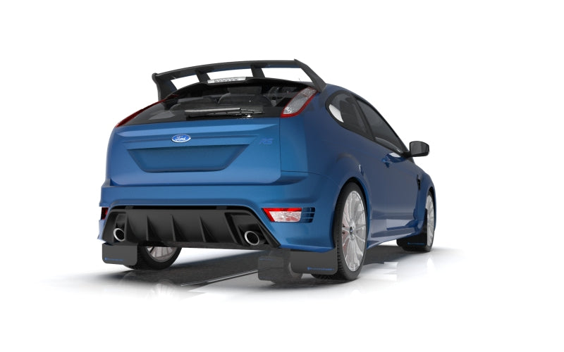 Rally Armor 09-11 Ford Focus MK2 RS Black UR Mud Flap Blue Logo MF56-UR-BLK/BL MF56-UR-BLK/BL User 1