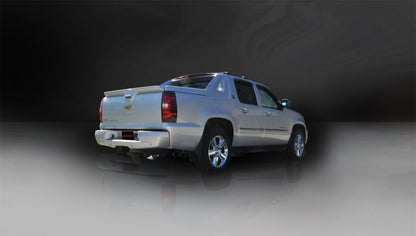 Corsa 09-13 Chevrolet Suburban 1500 5.3L V8 Black Sport Cat-Back Exhaust 14914BLK 14914BLK Photo - Mounted
