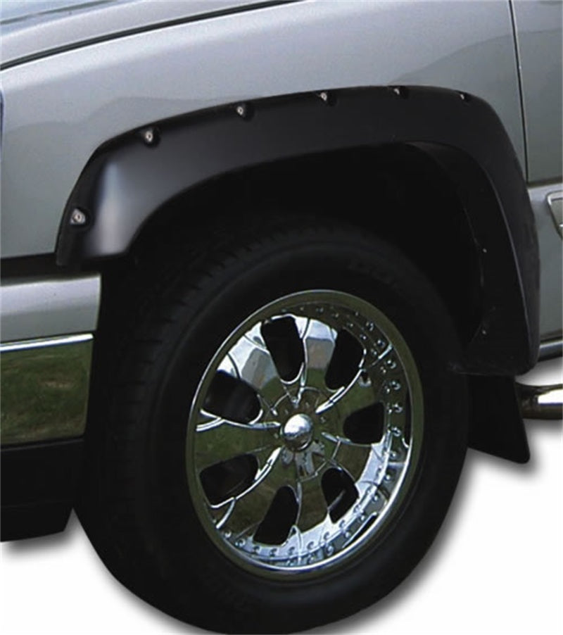 Stampede Black Ruff Riderz Smooth Finish 4-Piece Fender Flare 8406-2 Photo - Primary