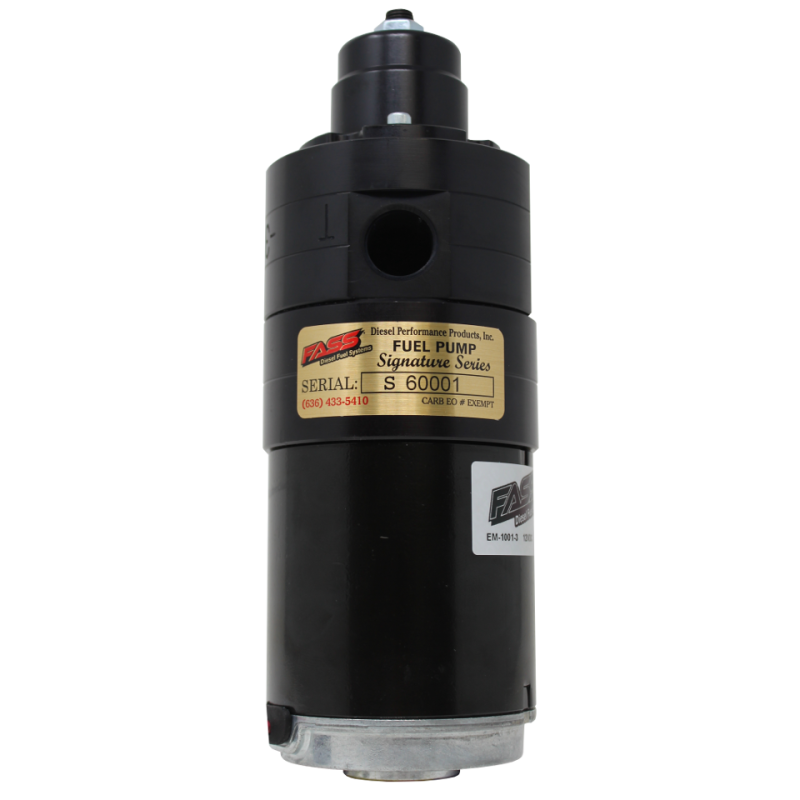 FASS Fuel Systems FASS 10-12 Dodge 2500/3500 Cummins 100gph Signature Series Adjustable Fuel Pump FAS D05 100G FASD05100G FASD05100G User 1