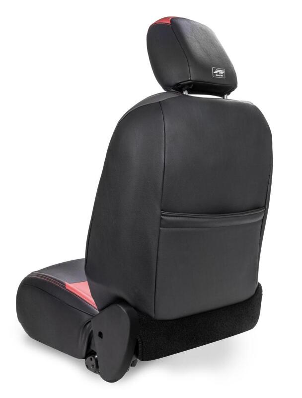 PRP Seats PRP Jeep Wrangler JL Front Seat Covers - 2 door- with Molle Back (Pair) - Black/Teal B038-09 B038-09 Photo - Close Up