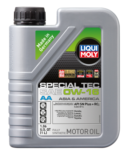 LIQUI MOLY 1L Special Tec AA Motor Oil SAE 0W16 20324 20324 Photo - out of package