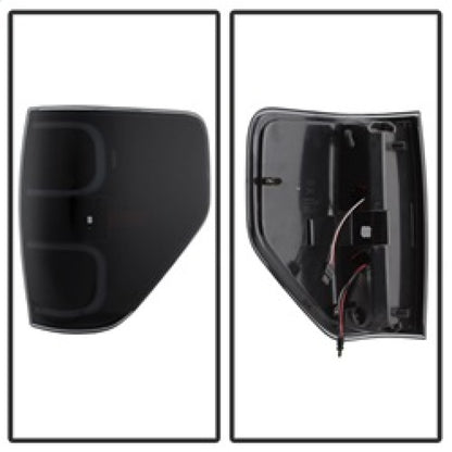 SPYDER xTune Ford F150 09-14 LED Tail Lights - Black ALT-ON-FF15009-LBLED-BSM 9038495 9038495 Photo - Unmounted