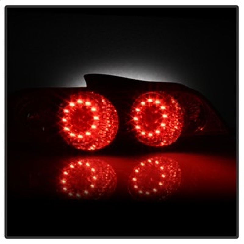 Spyder Acura RSX 02-04 LED Tail Lights Red Clear ALT-YD-ARSX02-LED-RC 5000385 5000385 Photo - Unmounted