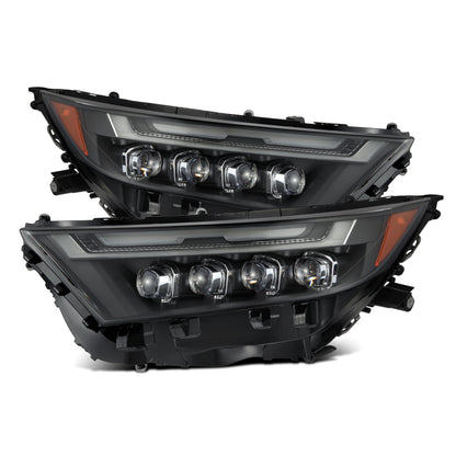 AlphaRex 19-23 Toyota RAV4 (High Trim) NOVA LED Projector Headlights Black 880870 880870 Photo - Primary