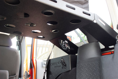 Fishbone Offroad 07-18 Jeep Wrangler JK 4 Door Fisbone Offroad Interior Storage Rack FB25116 FB25116 Photo - lifestyle view