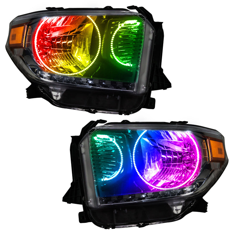 ORACLE Lighting Oracle 14-17 Toyota Tundra SMD HL - Dual Halo Kit - ColorSHIFT w/o Controller 7204-334 7204-334 Photo - Primary