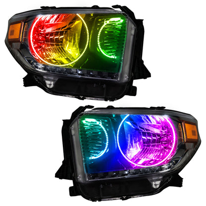 ORACLE Lighting Oracle 14-17 Toyota Tundra SMD HL - Dual Halo Kit - ColorSHIFT w/o Controller 7204-334 7204-334 Photo - Primary