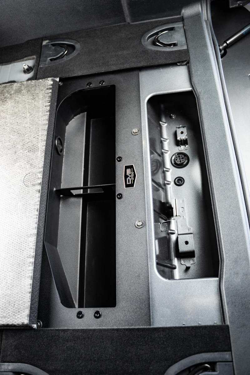 DV8 Offroad 21-23 Ford Bronco (Exc. Bronco Raptor) Air Compressor Mount & Storage Box CMBR-01 CMBR-01 Photo - Unmounted