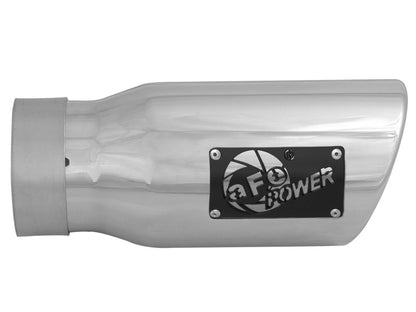 aFe MACH Force-Xp 3in 304 Stainless Steel Exhaust Tip Polished - 3in In x 49T30401-P09 Photo - Unmounted