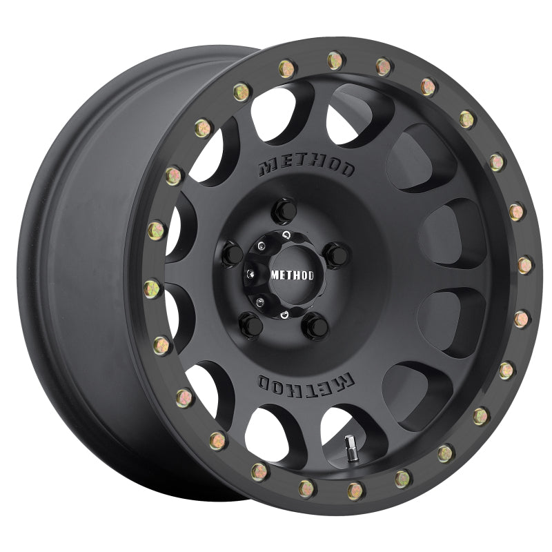Method Race Wheels MR105 Beadlock Wheel Matte Black 17x9 -38 5x4.5 MR10579012538B Photo - Primary
