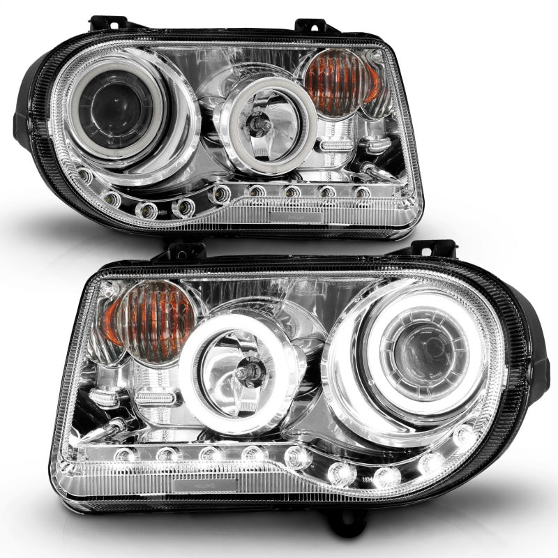 Anzo 2005-2010 Chrysler 300C Projector Headlights w/ Halo Chrome (CCFL) G2 121250 Photo - Unmounted