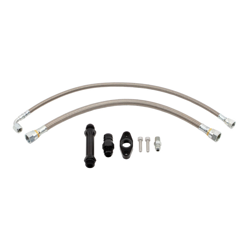 Wehrli Cummins High Mount 2nd Gen Turbo Swap Oil Line Kit WCF100279