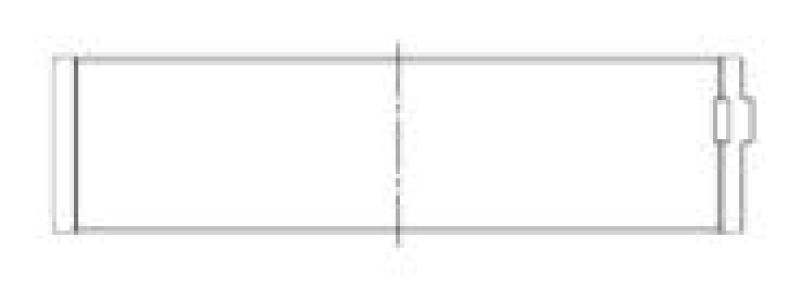 ACL Ford 5.4L DOHC 24V V8 (Supercharged) Aluminum Block (2011on) Engine Crankshaft Main Bearing Set 5M5645HX-STD 5M5645HX-STD Technical Drawing