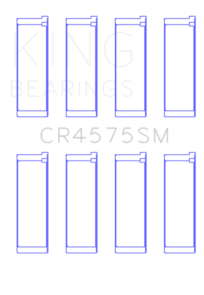 King Engine Bearings King Hyundai i30 G4FC Connecting Rod Bearing Set CR4575SM CR4575SM Photo - Primary