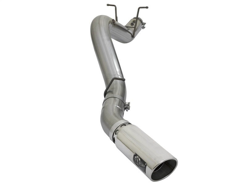 aFe Large Bore-HD 4in 409 Stainless Steel DPF-Back Exhaust System 49-44085-P Photo - Primary